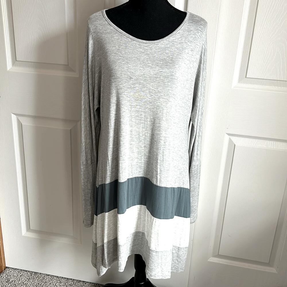 Myesper Gray Heathered Dress